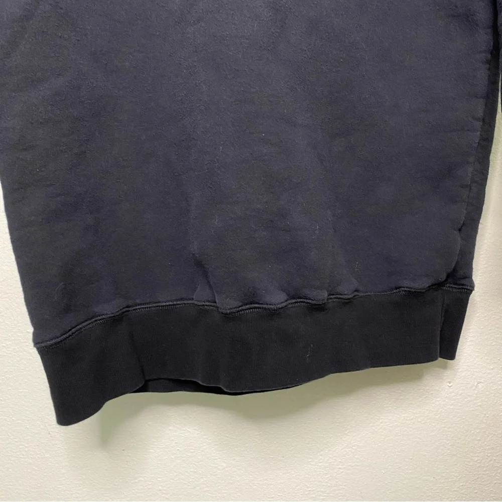 Good American Stars And Stripes Black Silver Hoodie Sweatshirt Dress - Picture 6 of 16